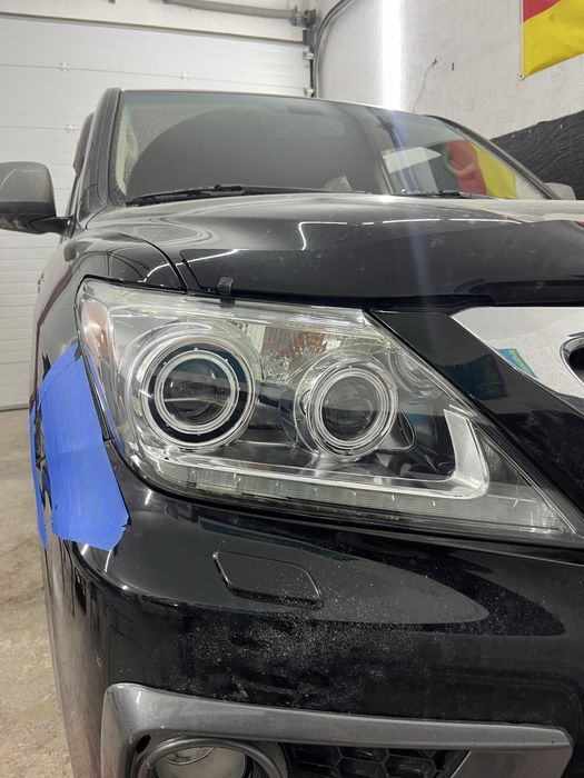 Полировка корректировка фар