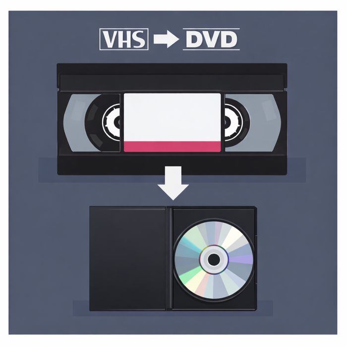 Transfer casete video VHS, VHS-C, Video8, Mini DV, DVD pe USB