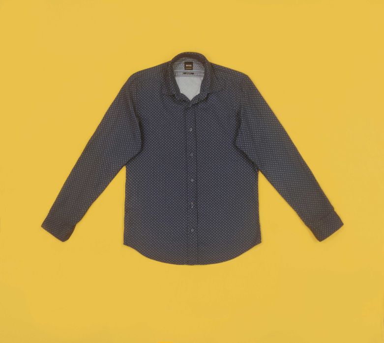 Camasa Hugo Boss Navy Blue Regular