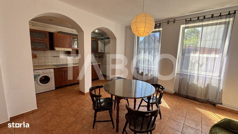 Apartamanet 3 camere de inchiriat mobilat utilat 100 mpu CENTRAL Sibiu