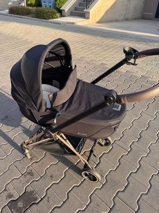 Cybex Mios 3 Rose Gold / Sepia Black – пълен комплект с аксесоари