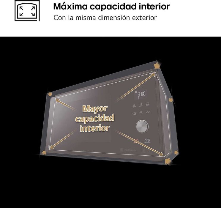 Микровълнова LG MH6535GIB 25L 1000W Digital, Функция грил, Черна