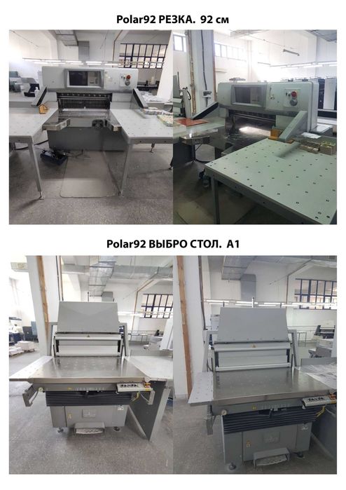 Продается полиграфическая оборудование с полным комплектом