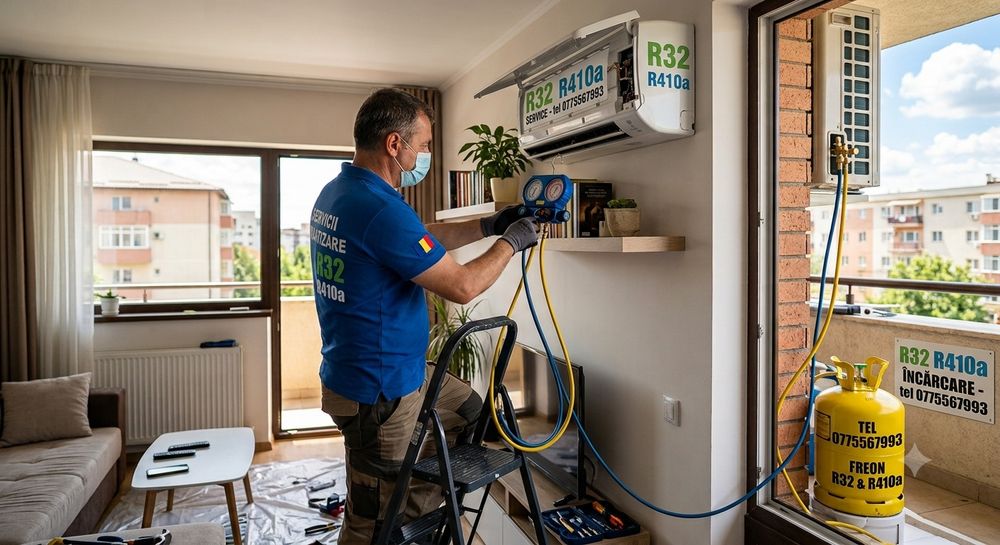 Încărcare Aer Conditionat Orice Model R32 și R410a – Mentenanță Aer Condiționat
