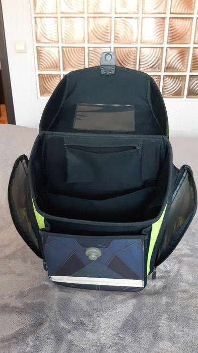 Herlitz Ученическа Раница Зелен Дракон робот. Ергономична