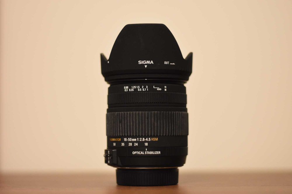 Обектив Sigma 18-50mm f2.8-4.5 DC OS HSM за Nikon (F-mount)