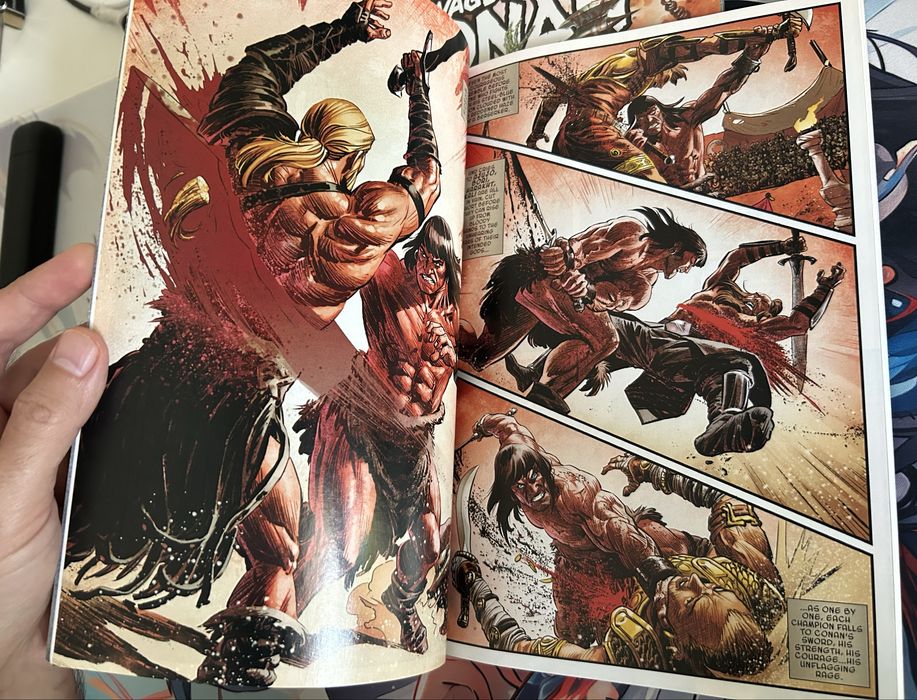 Colectie romane grafice Marvel:  Savage Sword of Conan - 2 volume, impecabile