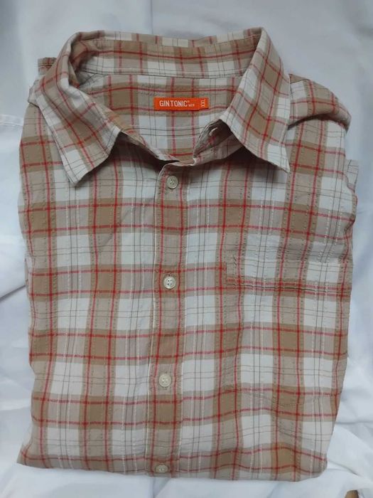 Gin Tonic оригинална мъжка риза дълъг ръкав -  XXL размер