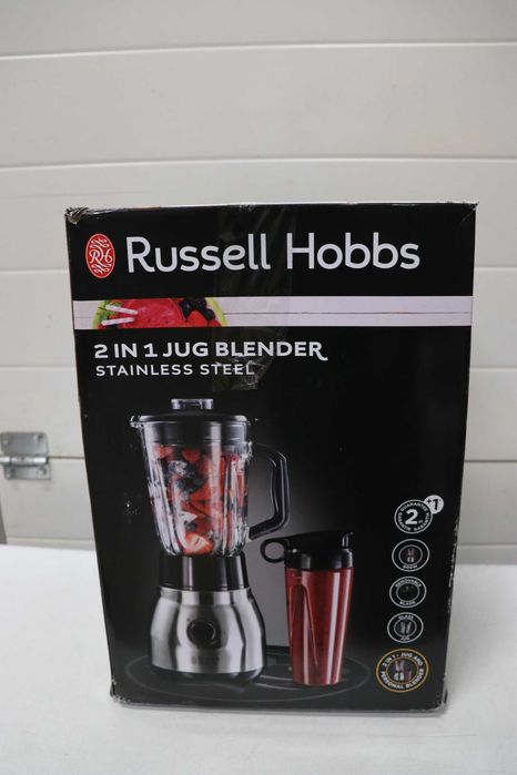 Блендер Russell Hobbs 2 in 1 Jub 23821-56, ЛИПСВА капака и ножа на малката чаша