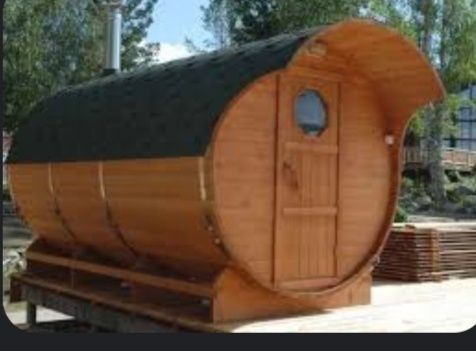 Изготовим баню бочку из дерева любой сложности