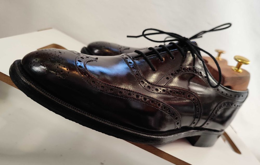 Pantofi oxford brogue 44 44.5 Johnston & Murphy piele naturala
