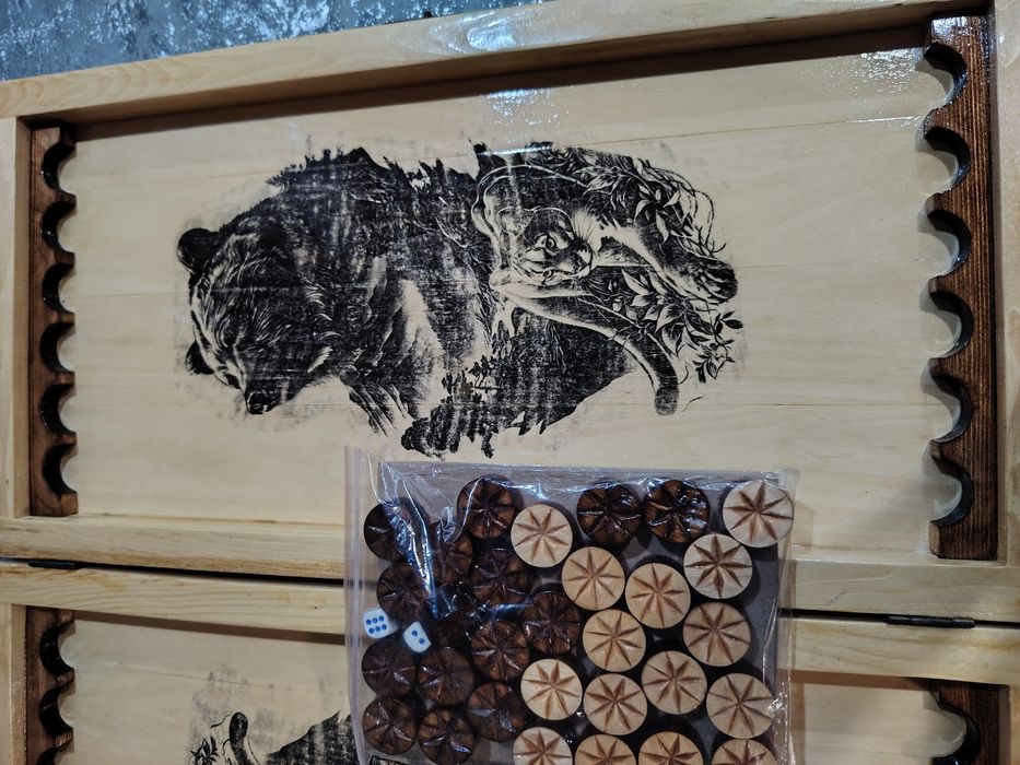 Нарды резные, ручной работы!