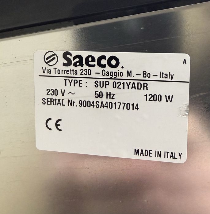 Кафемашина Saeco Incanto Sirius s-class Type:SUP021YADR