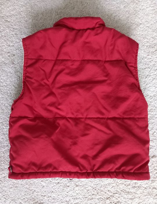 OVS Детски ватиран елек / грейка за Момче, тъмночервен, за 3-4 г