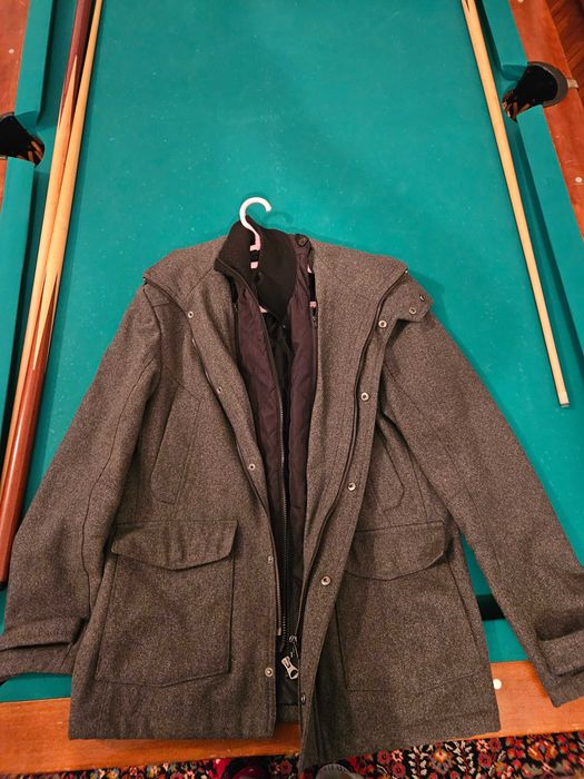 Palton italian  marime L cu dublura purtat de 3 ori