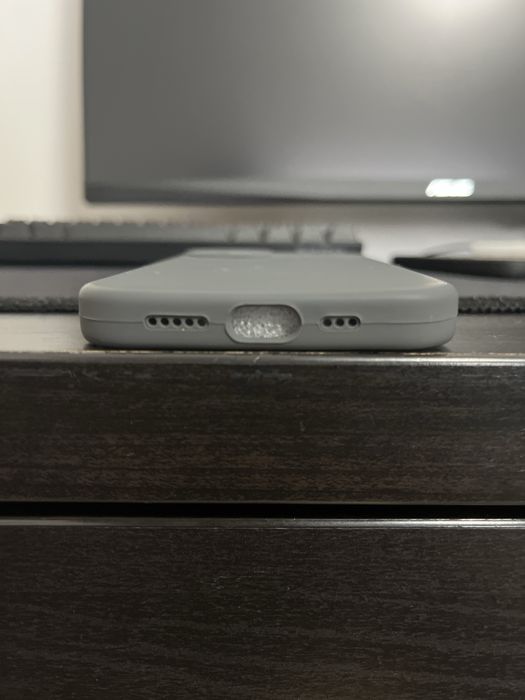 Husă iPhone 13 Mag-Safe Silicon Gri