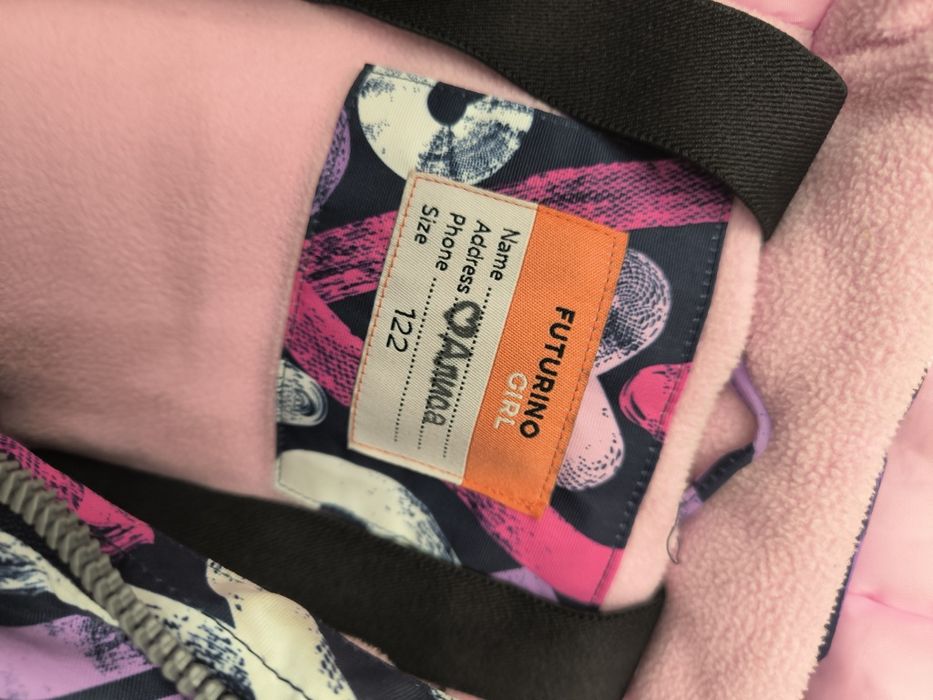 Зимний комбинезон на девочку 122