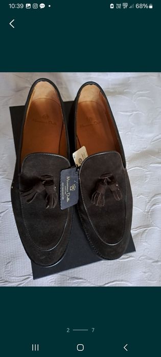 Mocasini Masimo Dutti Premium Suede.Leather,40