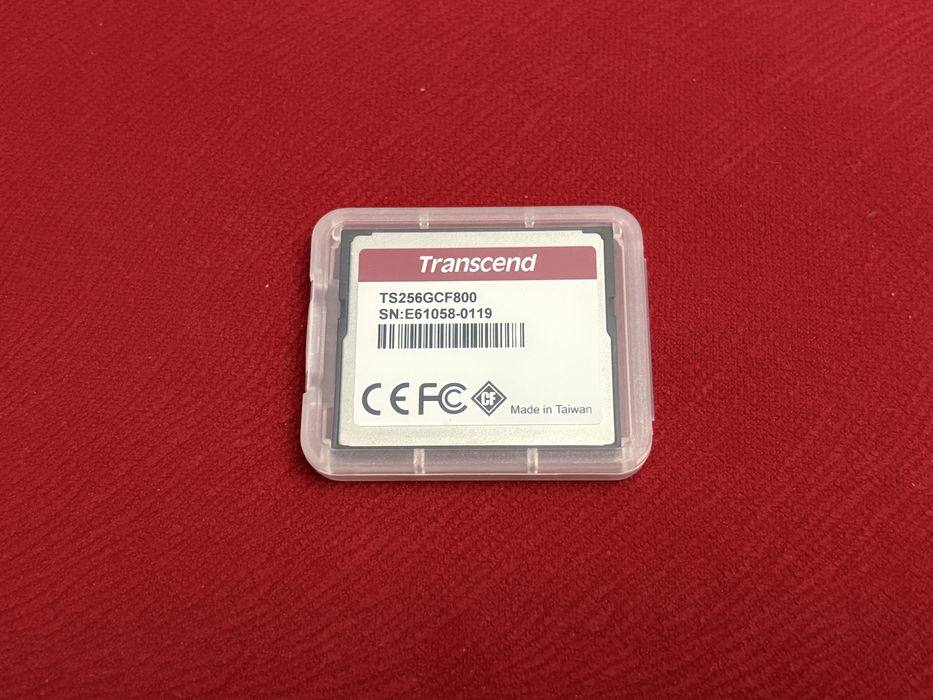 Card CF Transcend 256GB
