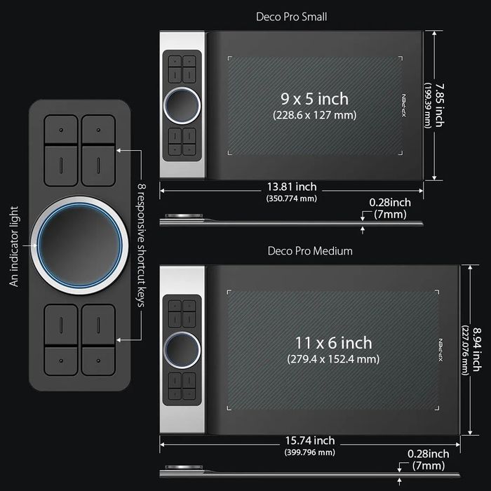 Графический планшет XP Pen Deco pro small