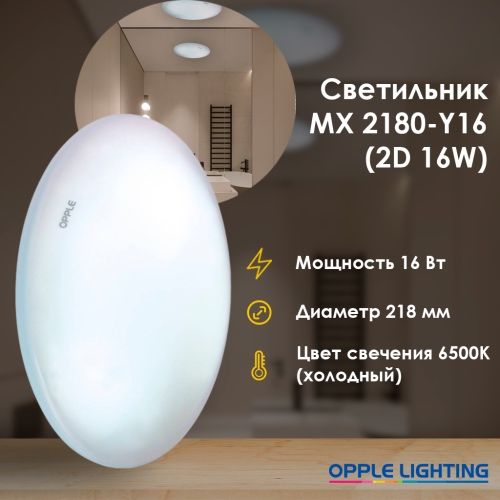 Светильник LED 16w-25w настенно-потолочный