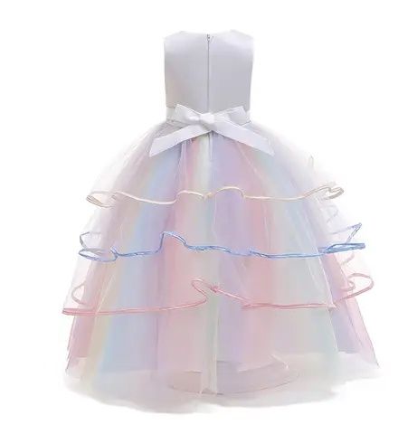 Разкошна рокля Барби  Еднорог с подарък ЖЕЗЪЛ!