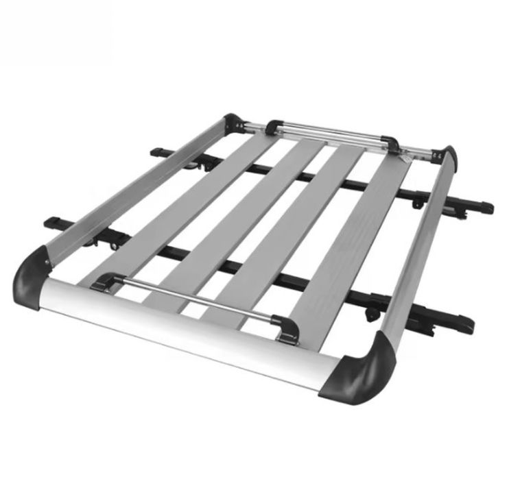 Багажник за покрив Aluminium (127х 96 см) - сребрист 3 размера + греди