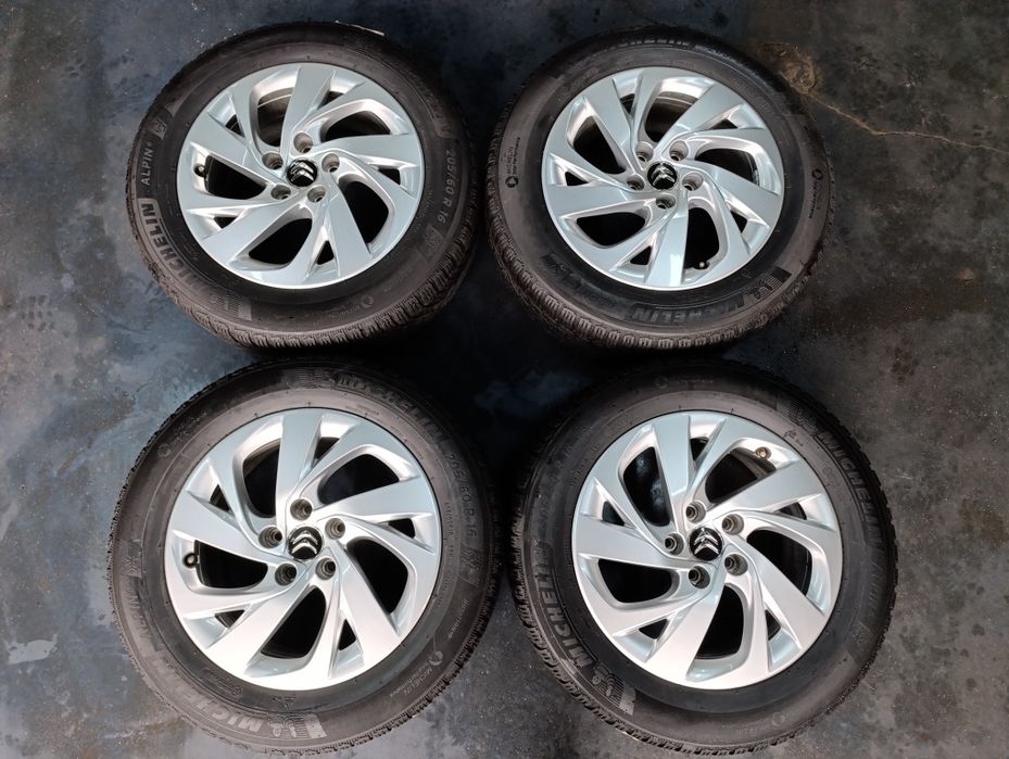 Jante originale Citroen C4 anvelope iarna Michelin 205 60 16 dot 2021