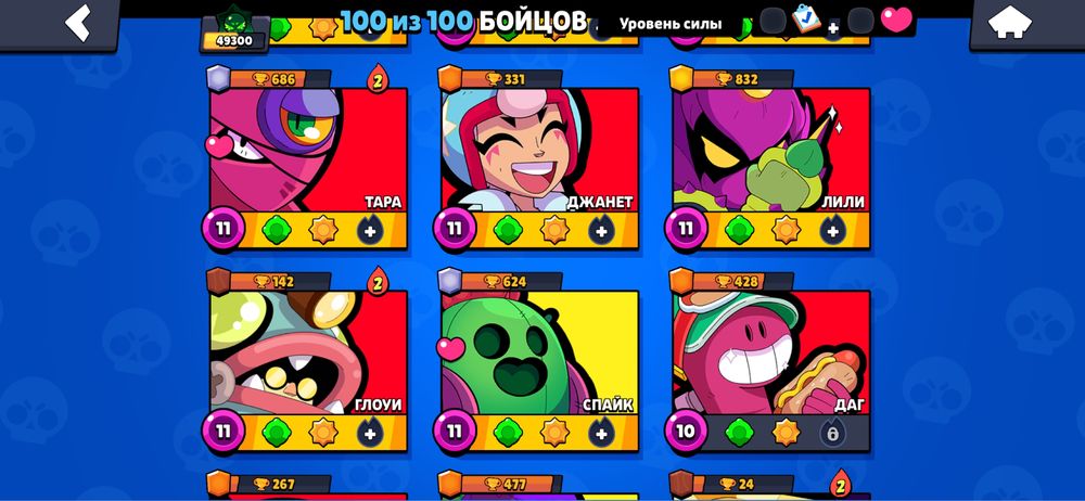 Продается аккаунт Бравл Старс