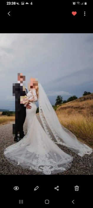 Сватбена италианска рокля