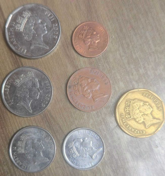 монети Фиджи 7 бр