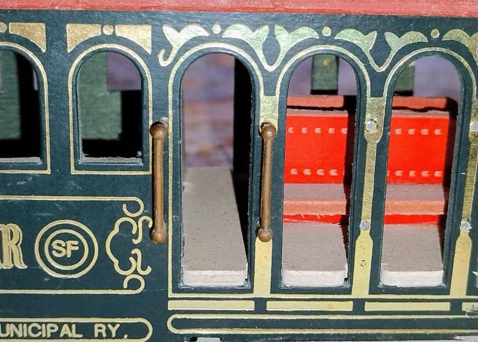 Macheta vintage rară anii 1900, tramvai San Francisco