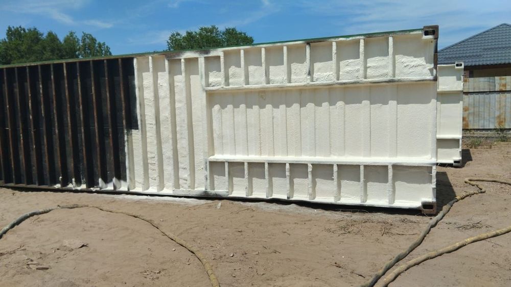 Утепление контейнеров ППУ