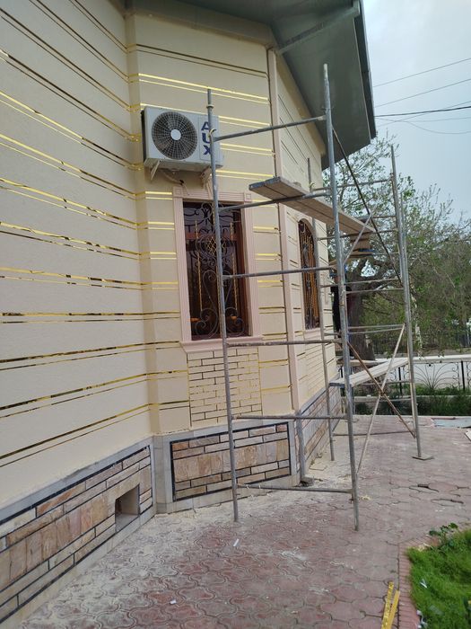 Fasat travertin dojnik rang ishlari