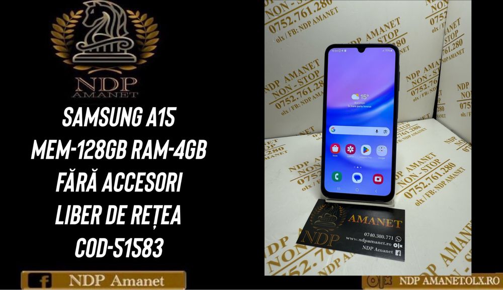 NDP Amanet Braila Samsung A15 (51583)