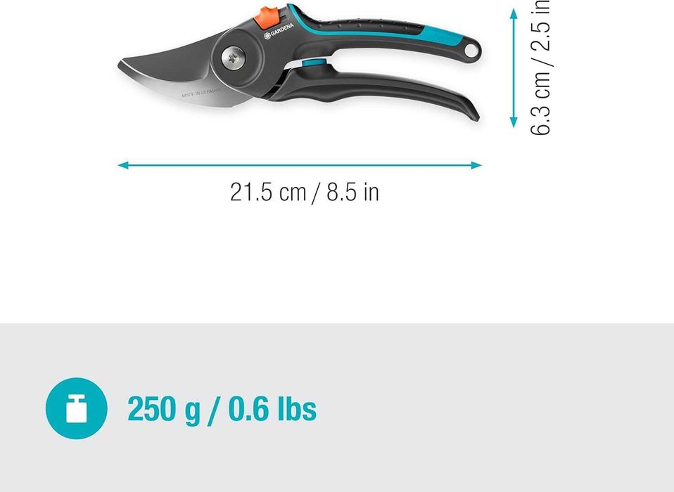 Секатор Gardena PremiumCut Pro Pruner Bypass Cut! Made in Germany! NEW