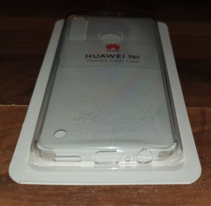 Husa silicon originala Huawei Flexible Clear Case Y6p set 2 bucati