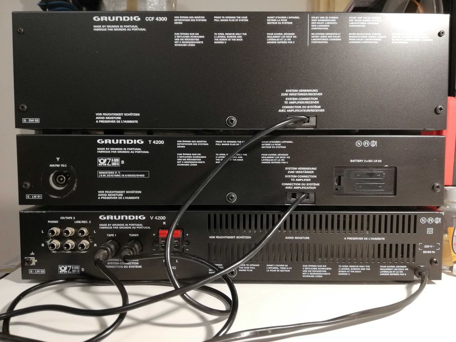 Linie Audio Grundig T4200/V4200/CCF4300 - Amplif/Deck/Tuner - RFG