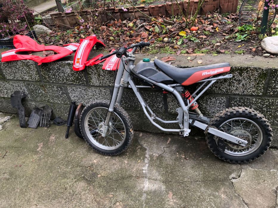 Детски кросов мотор Malaguti Grizzly 12 На части!!!