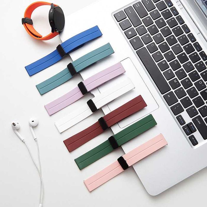 Силиконова каишка с магнитна закопчалка за Samsung/Huawei/Amazfit и др