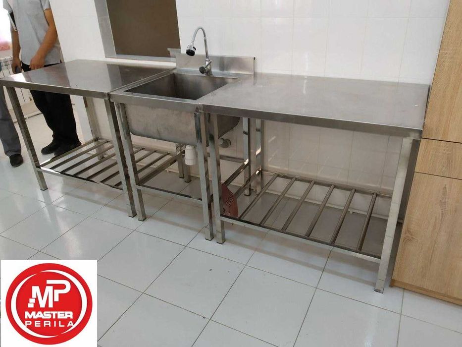 стол из нержавейки / stol nerjaveyka