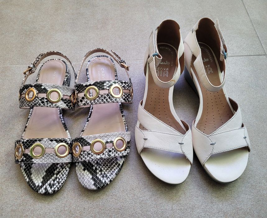 Сандали Kurt Geiger и Clarks с подарък по избор на ТОП цена