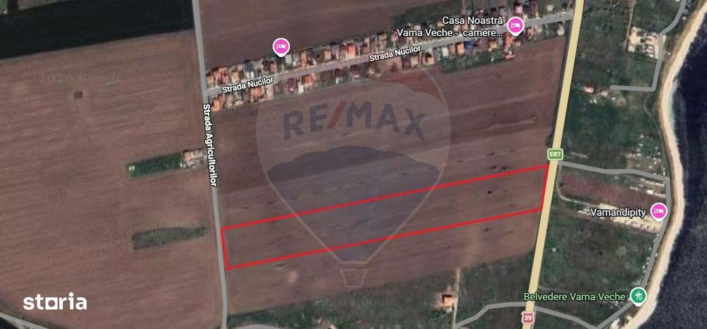 Teren intravilan 3 ha Vama Veche