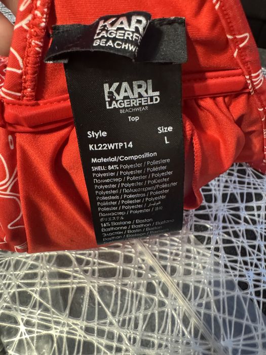 Горнище бански Karl Lagerfeld