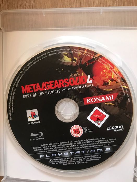 Metal Gear Solid 4 Игра за PS3