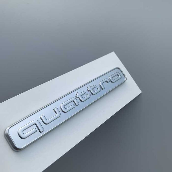 Emblema bord Quattro Embleme Audi Stema Sigla Sticker Logo Ornament