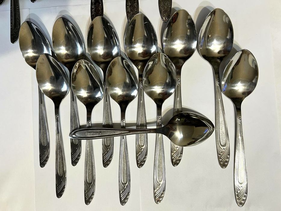 Ложки, вилки и ножи из нержавеющей стали СССР новые