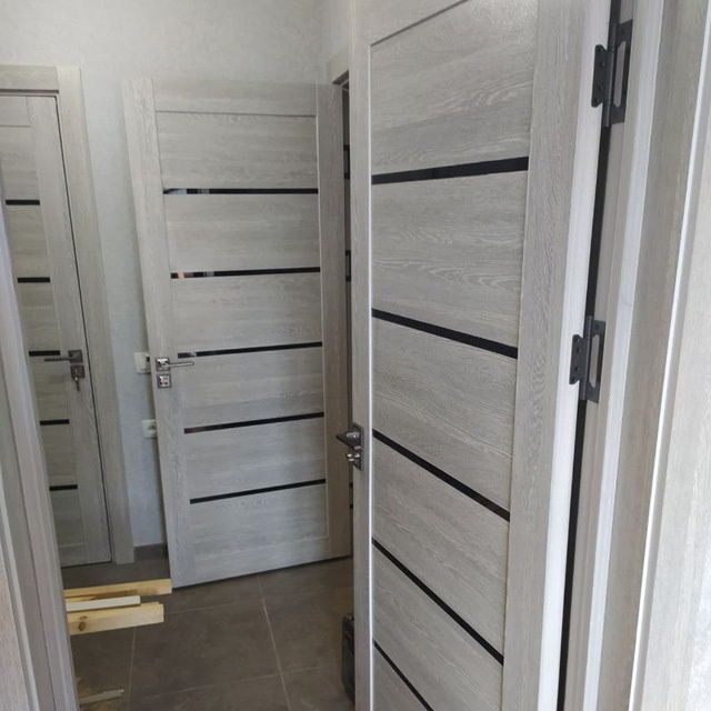 Установка дверей мдф