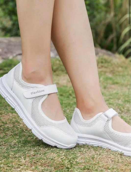 Спортни, летни дамски обувки от дишаща материя в 4 цвята