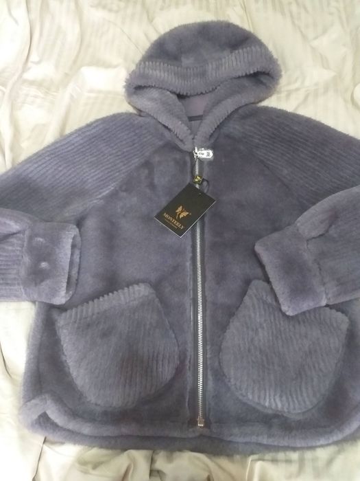 Двусторнняя дубленка, размер 44-46